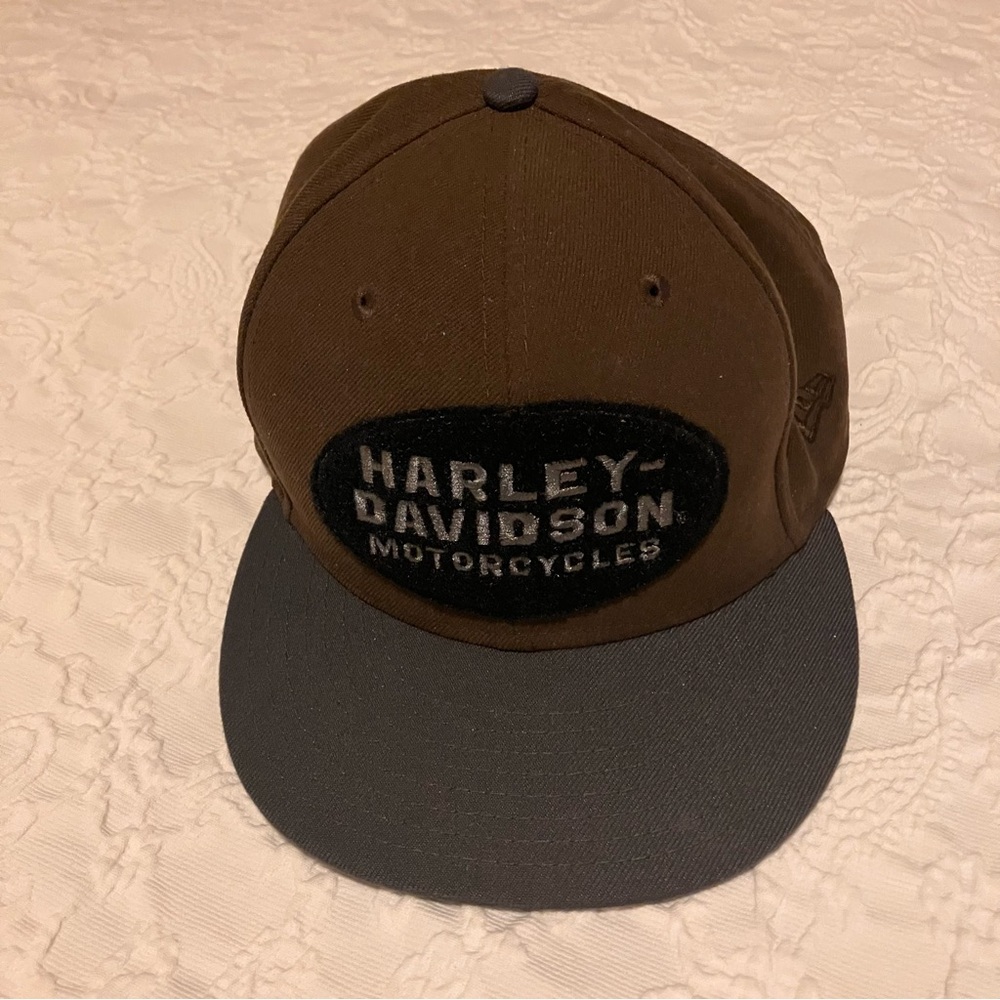 Harley-Davidson Black and Brown Cap Large used good condition